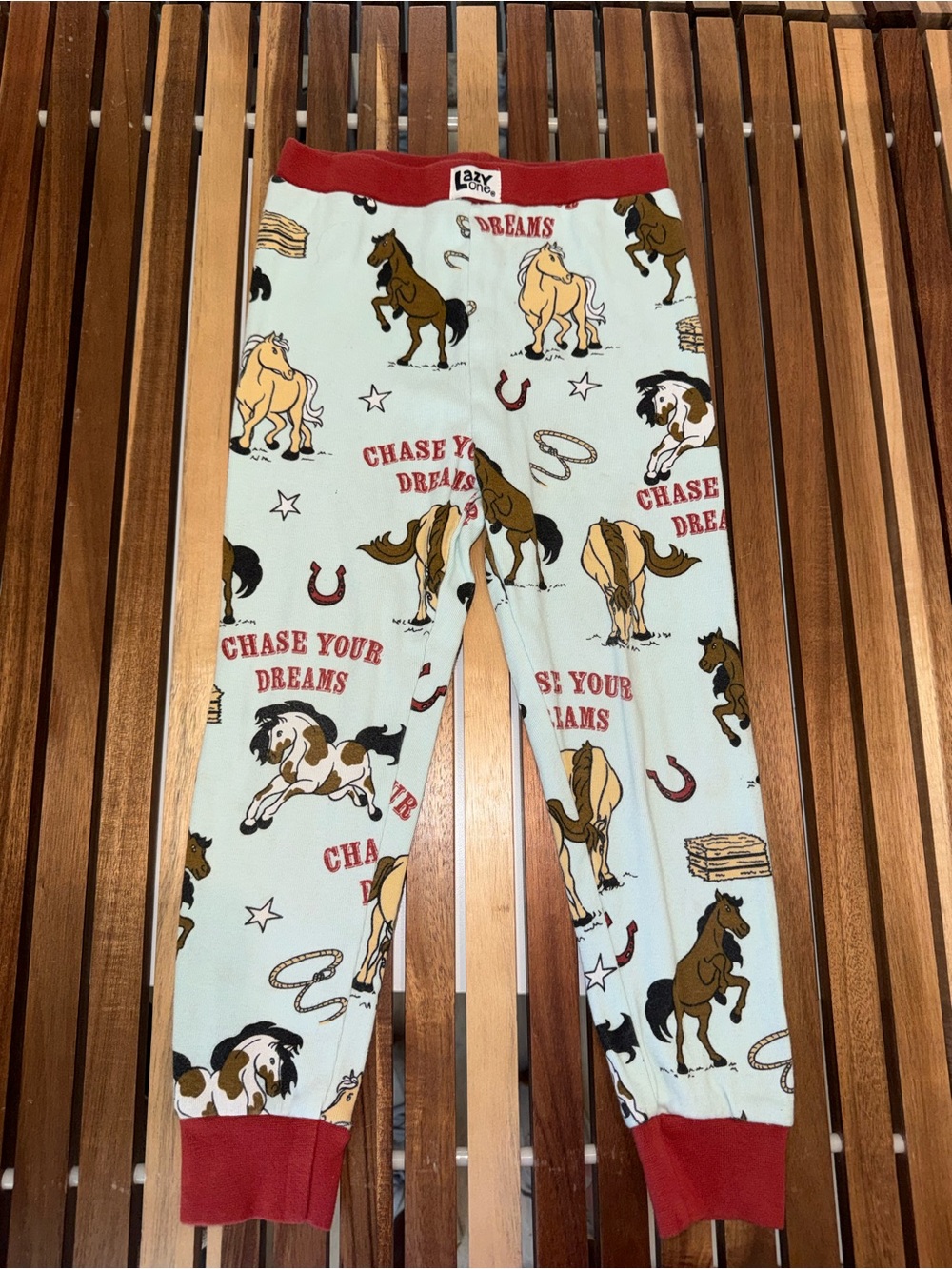 Lazy One Boys Kids 'Chase Your Dreams' Horse Rodeo Pajama Pants 4T